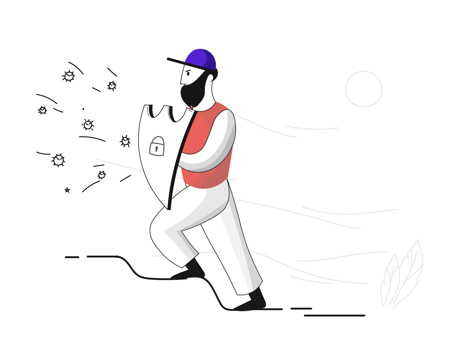 Person richtet WordPress Plugin am Laptop ein