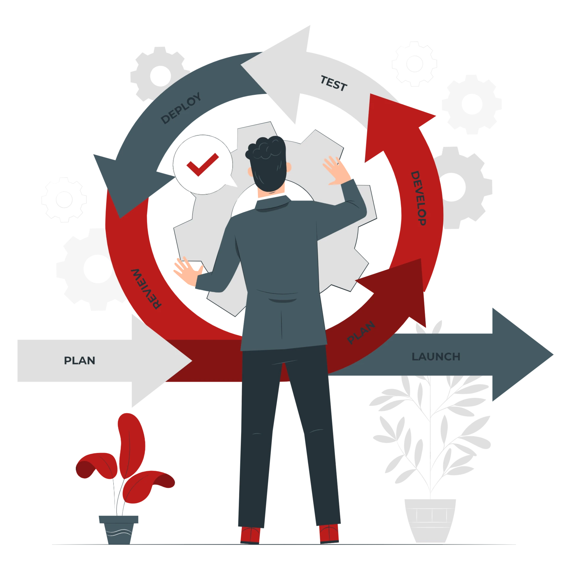 Person richtet WordPress Plugin ein